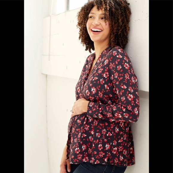 4pc BUNDLE Nom Maternity NWT Marjorie snap button top and Stowaway leopard skirt - Picture 3 of 16